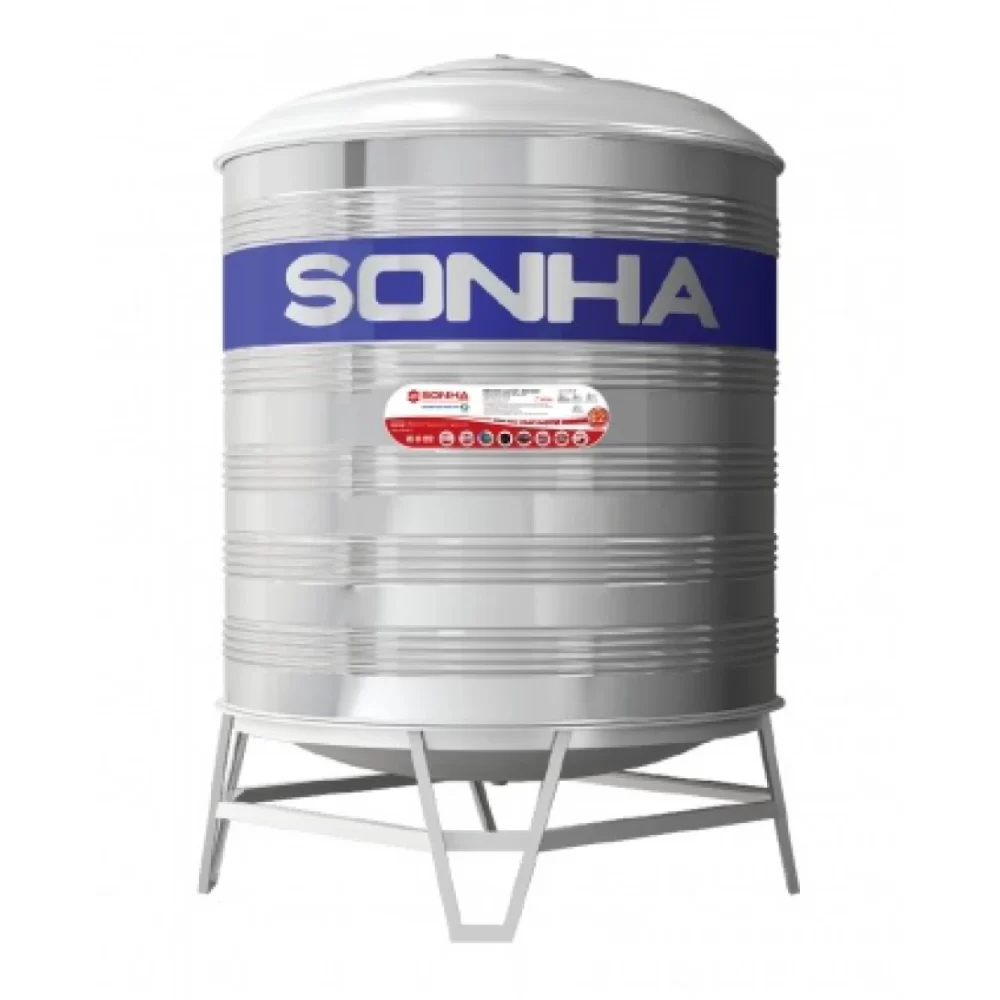 Bồn Nước Inox Sơn Hà 2000L Đứng Phi 1140 Bồn Nước Inox