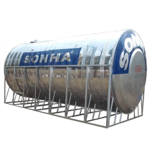 Bồn Nước Inox Sơn Hà 7000L Ngang Phi 1420 Bồn Nước Inox